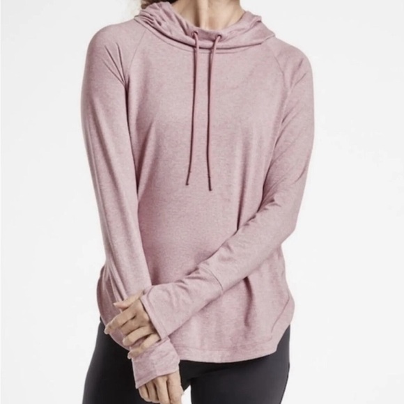 Athleta Tops - Athleta Light Pink Uptempo Hoodie Size XXS